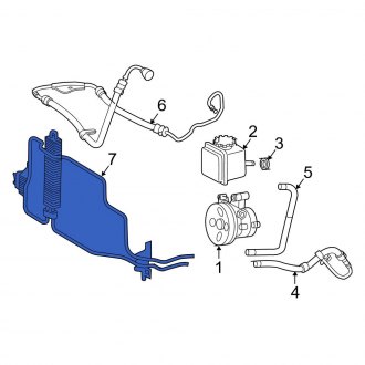 Mercedes E Class Power Steering Cooling Coolers Lines Carid Com