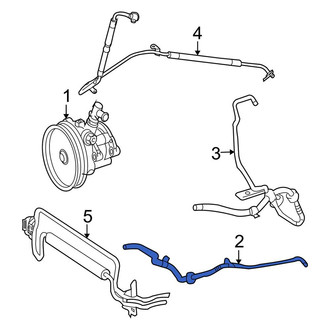 Mercedes-Benz OE - Power Steering Return Hose