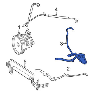 Mercedes-Benz OE - Power Steering Return Hose