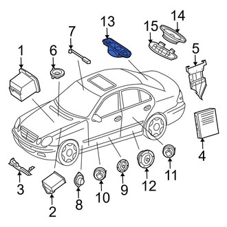 Mercedes-Benz OE - Front Left Lower Speaker
