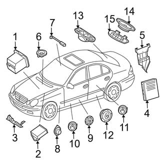 Mercedes-Benz OE - Instrument Panel - Sound System