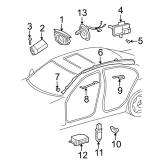 Mercedes-Benz OE - Restraint Systems - Air Bag Components