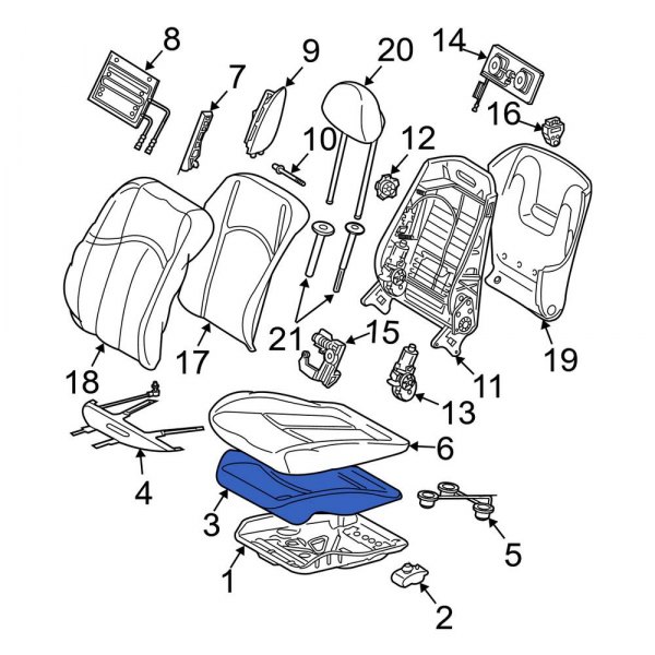 Seat Cushion Pad