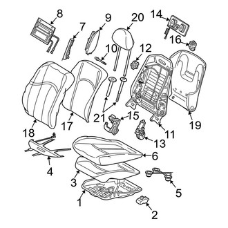 Mercedes-Benz OE - Seats & Tracks - Front Seat Components