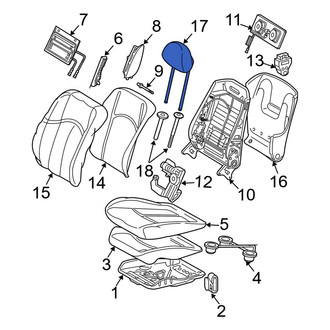 Mercedes-Benz OE - Front Headrest