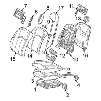 Mercedes-Benz OE - Seats & Tracks - Front Seat Components