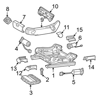 Mercedes-Benz OE - Seats & Tracks - Tracks & Components (Front Seat)