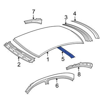 Mercedes-Benz OE - Roof Bow
