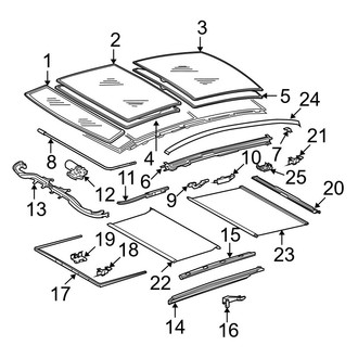Mercedes-Benz OE - Roof - Sunroof (With Panorama Roof)