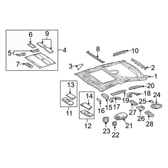 Mercedes-Benz OE - Roof - Interior Trim