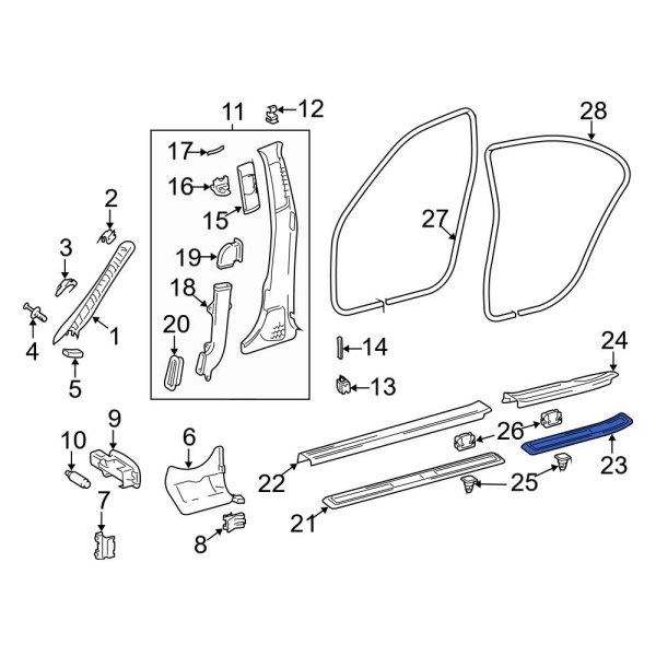 Door Sill Plate