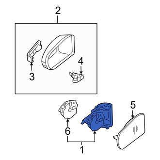 Mercedes-Benz OE - Front Left Door Mirror