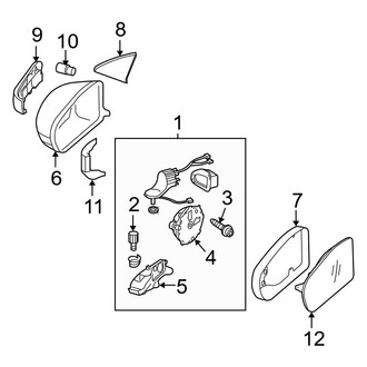 Mercedes-Benz OE - Front Door - Outside Mirrors