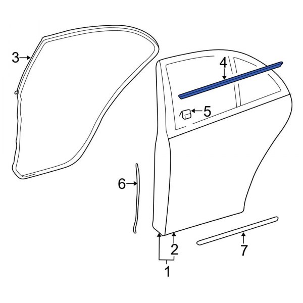 Door Window Belt Weatherstrip