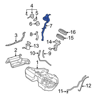 Mercedes-Benz OE - Fuel Filler Hose