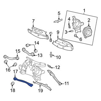 Mercedes-Benz OE - Rear Lower Forward Suspension Control Arm