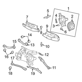 Mercedes-Benz OE - Rear Suspension - Suspension Components (Base)