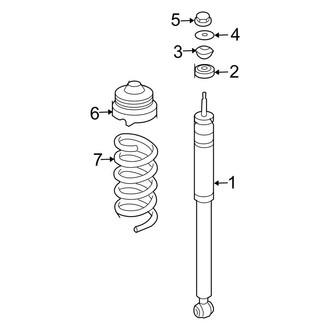 Mercedes-Benz OE - Rear Suspension - Shocks & Components (W/O Airmatic Suspension)
