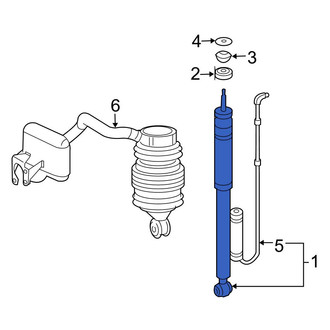 Mercedes-Benz OE - Rear Suspension Shock Absorber