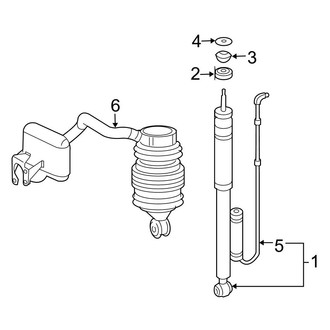 Mercedes-Benz OE - Rear Suspension - Shocks & Components (With Airmatic Suspension)