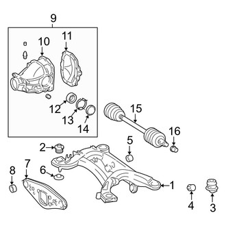 Mercedes-Benz OE - Rear Suspension - Axle & Differential