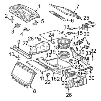 Mercedes-Benz OE - Rear Body & Floor - Interior Trim