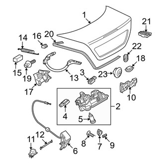 Mercedes-Benz OE - Trunk Lid - Lid & Components