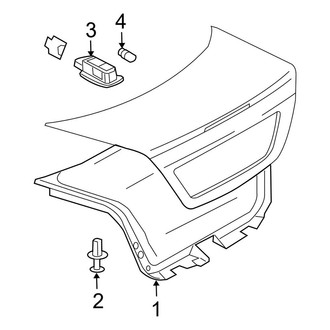 Mercedes-Benz OE - Trunk Lid - Interior Trim