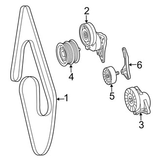 Mercedes-Benz OE - Cooling - Belts & Pulleys (Sedan 5.5L)