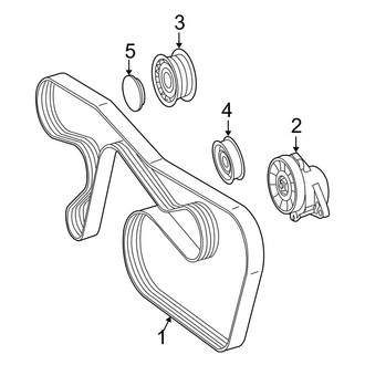 Mercedes-Benz OE - Cooling - Belts & Pulleys (Base / 4Matic)