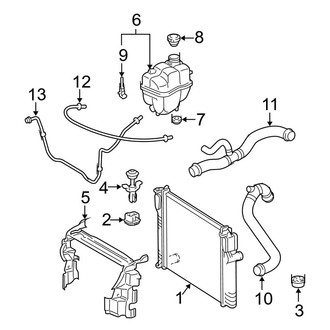 Mercedes-Benz OE - Cooling - Radiator & Components