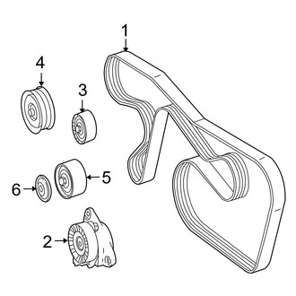 Mercedes-Benz OE - Cooling - Belts & Pulleys