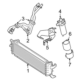 Mercedes-Benz OE - Cooling - Intercooler (Sedan 5.5L)