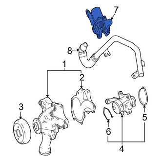 Mercedes-Benz OE - HVAC Heater Control Valve