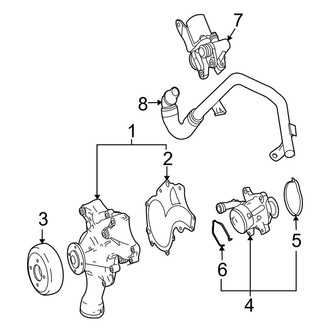 Mercedes-Benz OE - Cooling - Water Pump