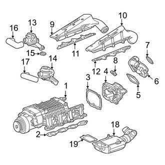 Mercedes-Benz OE - Engine - Supercharger & Components (Sedan 5.5L)