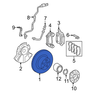Mercedes-Benz OE - Front Disc Brake Rotor