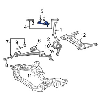 Mercedes-Benz OE - Front Right Upper Suspension Control Arm