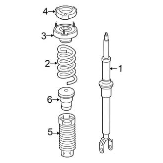 Mercedes-Benz OE - Front Suspension - Shocks & Components (W/O Airmatic Suspension)