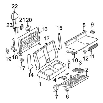 Mercedes-Benz OE - Seats & Tracks - Third Row Seats (3rd Seat), (Wagon)
