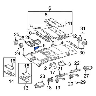 Mercedes-Benz OE - Roof Insulator