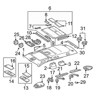 Mercedes-Benz OE - Roof - Interior Trim (Wagon)