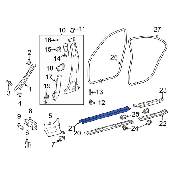 Door Sill Plate