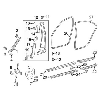 Mercedes-Benz OE - Pillars, Rocker & Floor - Interior Trim (Wagon)