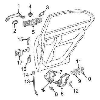Mercedes-Benz OE - Rear Door - Lock & Hardware (Wagon)