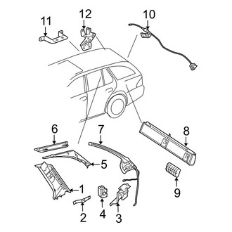 Mercedes-Benz OE - Quarter Panel - Interior Trim (Wagon)