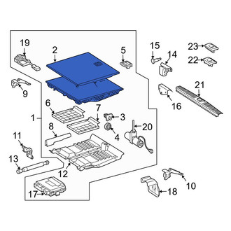 Mercedes-Benz OE - Rear Trunk Floor Access Cover