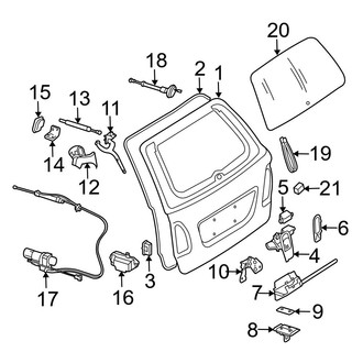 Mercedes-Benz OE - Lift Gate - Gate & Hardware (Wagon)