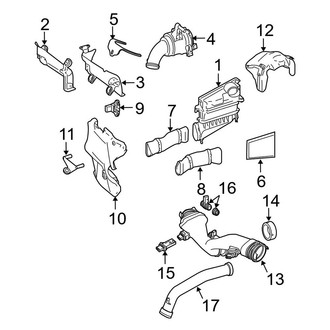 Mercedes-Benz OE - Engine - Air Intake (Sedan)