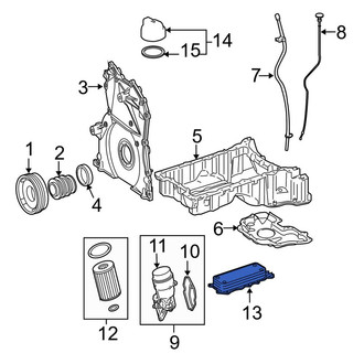 Mercedes-Benz OE - Engine Oil Cooler